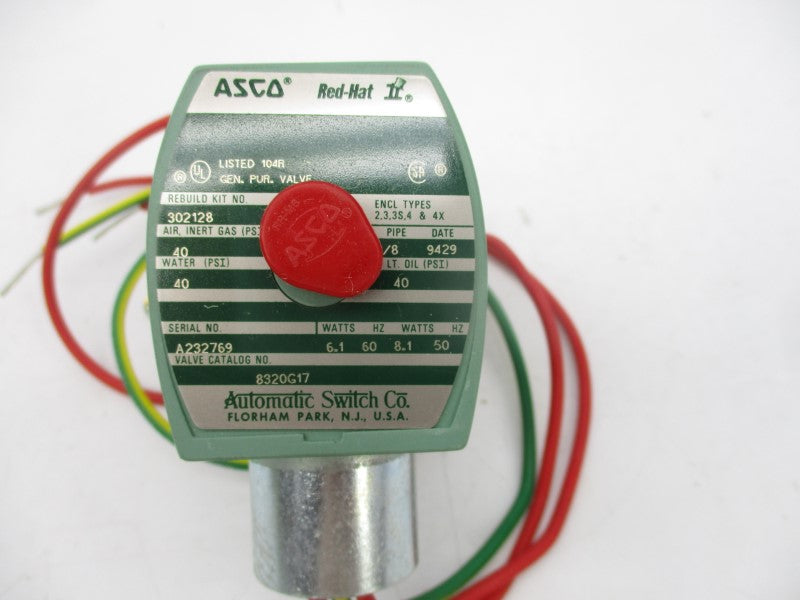 ASCO 8320G17 110/120V 40PSI 1/8" NSMP