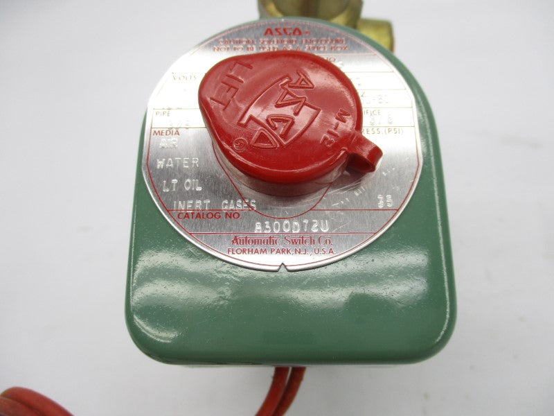 ASCO 8300D72U 110/120V 35PSI 3/8" NSNP