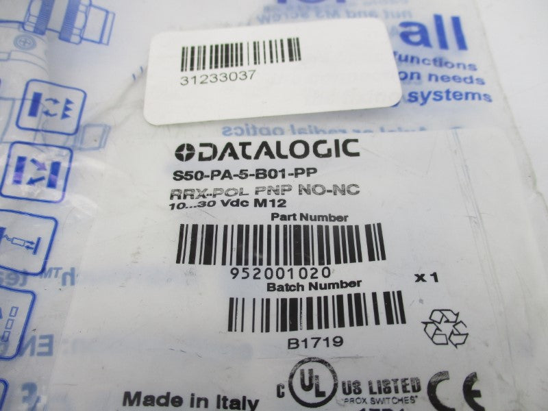 DATALOGIC S50-PA-5-B01-PP 10-30VDC (AS PICTURED) NSMP