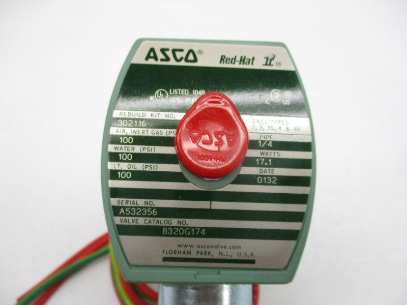 ASCO 8320G174 110/120V 100PSI 1/4" NSNP