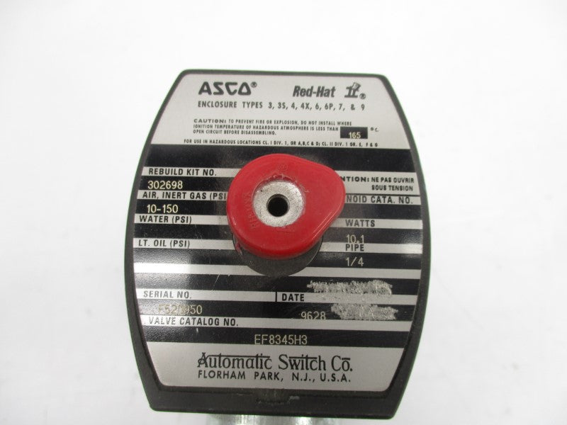 ASCO EF8345H3 110/120V 10-150PSI 1/4" NSNP