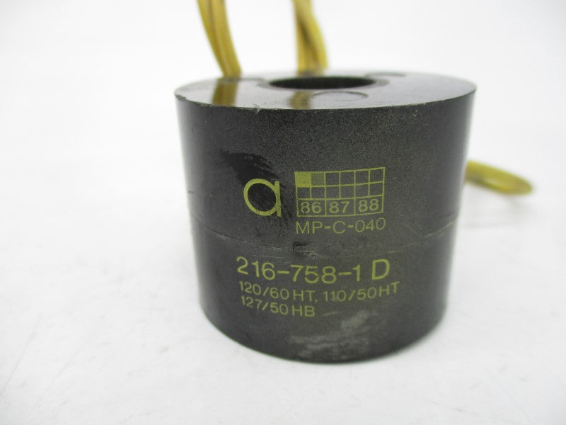 ASCO 216-758-1D 127V UNMP