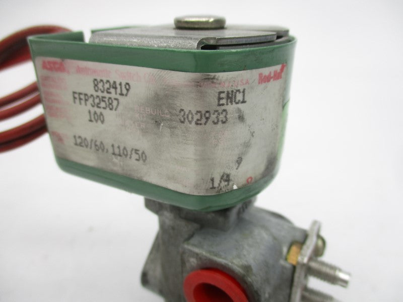 ASCO 832419 110/120V 100PSI 1/4" UNMP