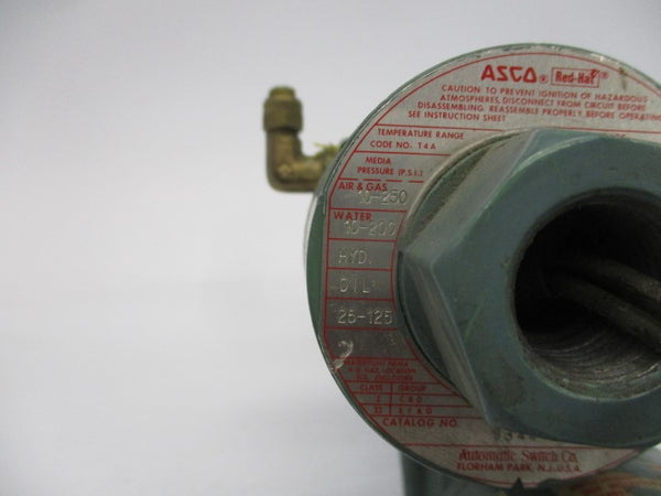 ASCO 834445 110/120V 10-200PSI 1/4" UNMP