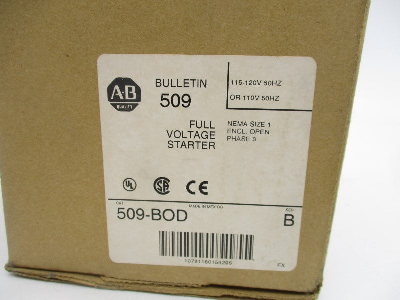 ALLEN BRADLEY 509-BOD SER. B 110/115-120V 27A (BR/WH) NSMP
