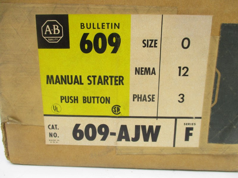 ALLEN BRADLEY 609-AJW SER. F 575V (BR/YL) NSMP