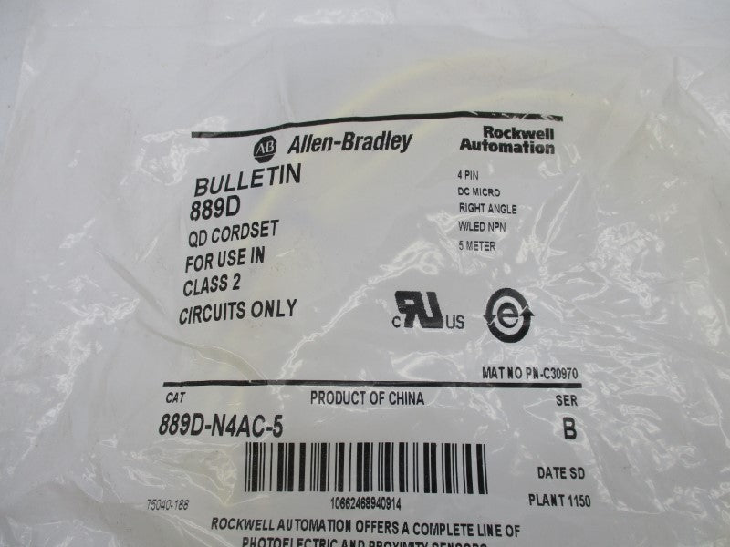 ALLEN BRADLEY 889D-N4AC-5 SER. B NSMP