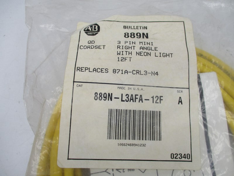 ALLEN BRADLEY 889N-L3AFA-12F SER. A NSMP