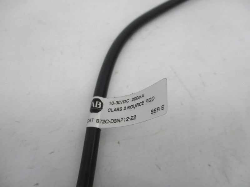 ALLEN BRADLEY 872C-D3NP12-E2 SER. E 10-30VDC (AS PICTURED) NSMP