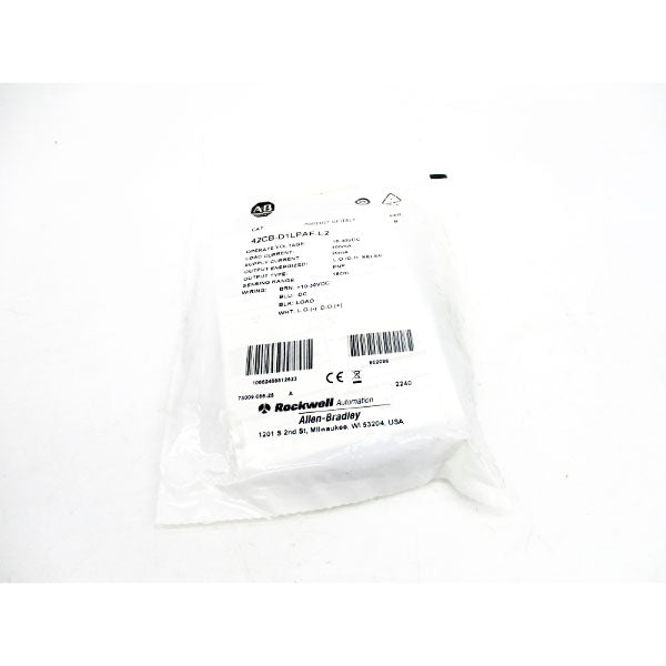 ALLEN BRADLEY 42CB-D1LPAF-L2 SER. B 10-30VDC NSMP