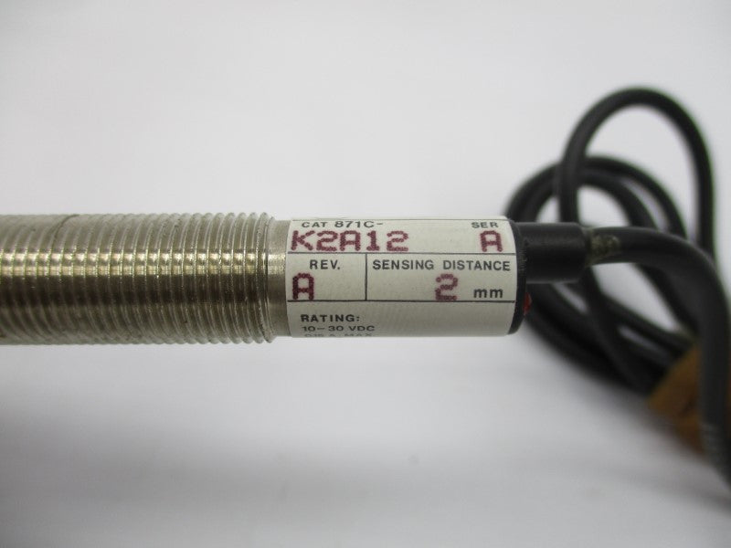 ALLEN BRADLEY 871C-K2A12 SER. A 10-30VDC REV. A (BK/YL) NSMP