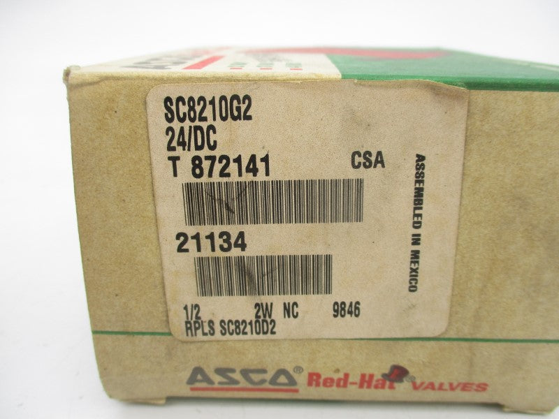 ASCO SC8210G2 24VDC 5-100PSI 1/2" NSMP