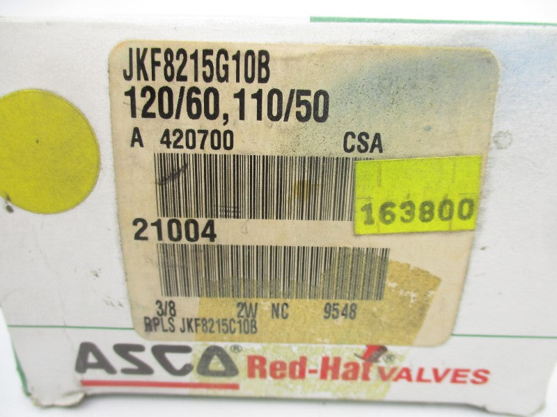 ASCO JKF8215G10B 110/120V 50PSI 3/8" NSMP
