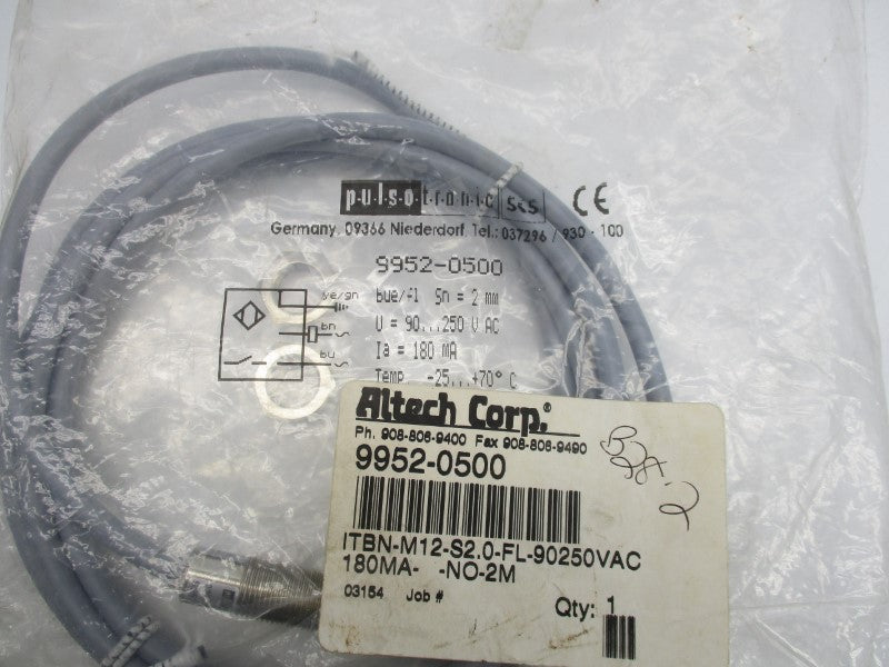 ALTECH 9952-0500 ITBN-M12-S2.0-FL-90250VAC  90-250VAC NSMP