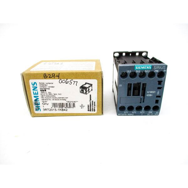 SIEMENS 3RT2015-1KB42 17-30VDC NSMP