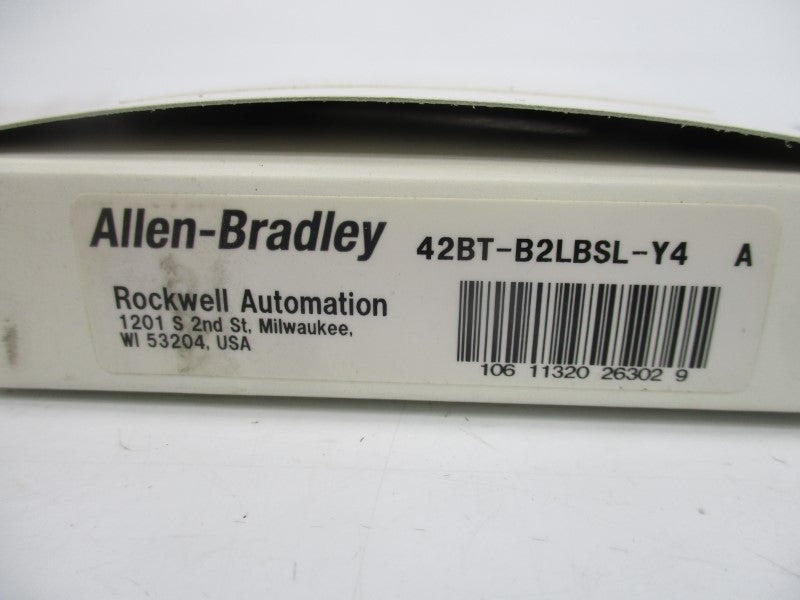 ALLEN BRADLEY 42BT-B2LBSL-Y4 SER. A 12-24VDC (WH) NSMP