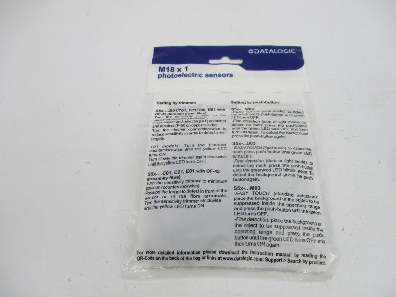 DATALOGIC S5N-PR-5-B01-PP 10-30VDC NSMP