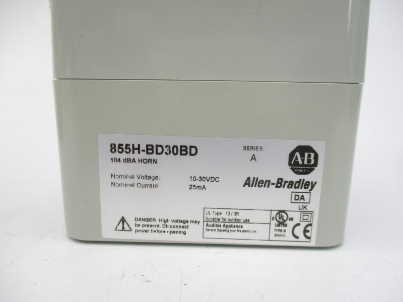 ALLEN BRADLEY 855H-BD30BD SER. A 10-30VDC (BR/WH) NSMP