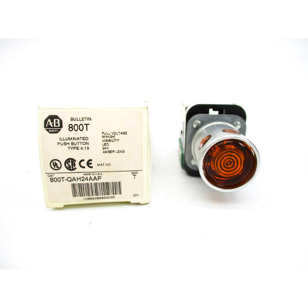 ALLEN BRADLEY 800T-QAH24AAP SER. T 24VAC/DC (WH) NSMP