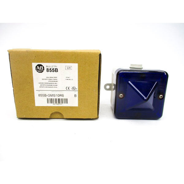ALLEN BRADLEY 855B-GMS10R6 SER. B 110VAC (BR/WH) NSMP