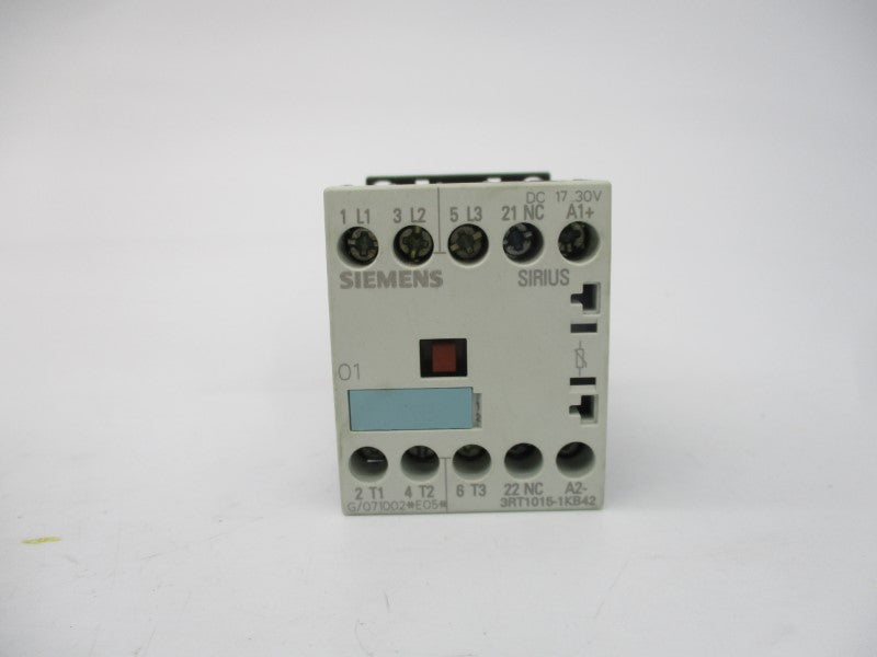 SIEMENS 3RT1015-1KB42 17-30VDC NSMP