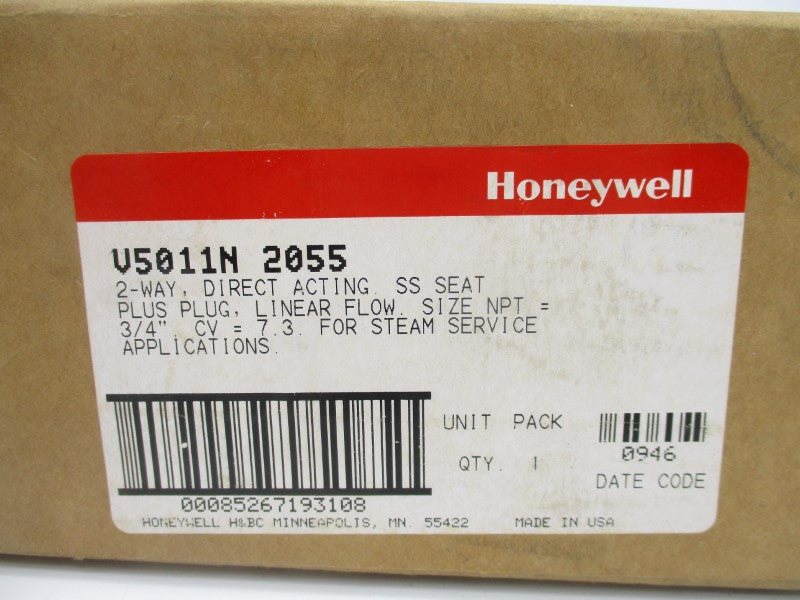 HONEYWELL V5011N 2055 3/4" NSMP