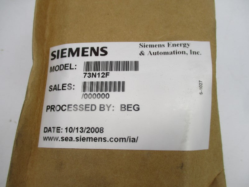 SIEMENS 73N12F NSFS
