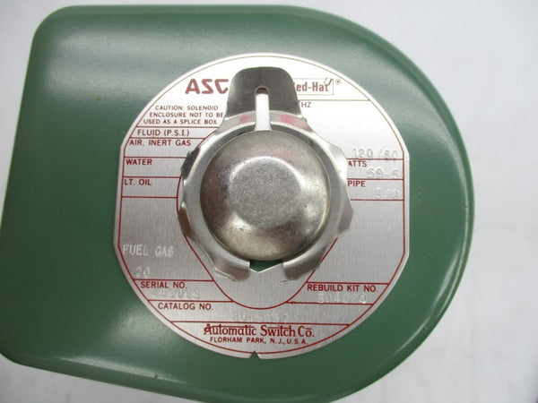 ASCO 8043A37 120V 20PSI 3/4" NSMP