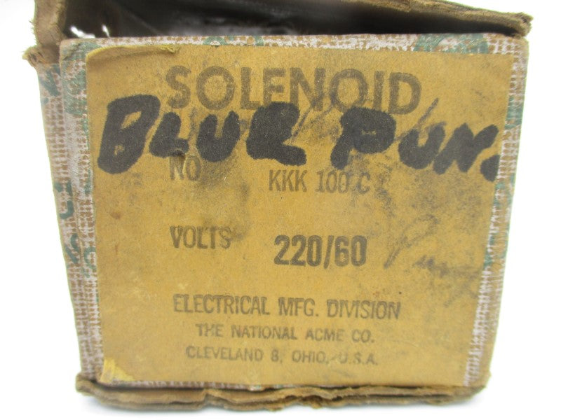 NATIONAL ACME KKK100C 220V (AS PICTURED) NSMP
