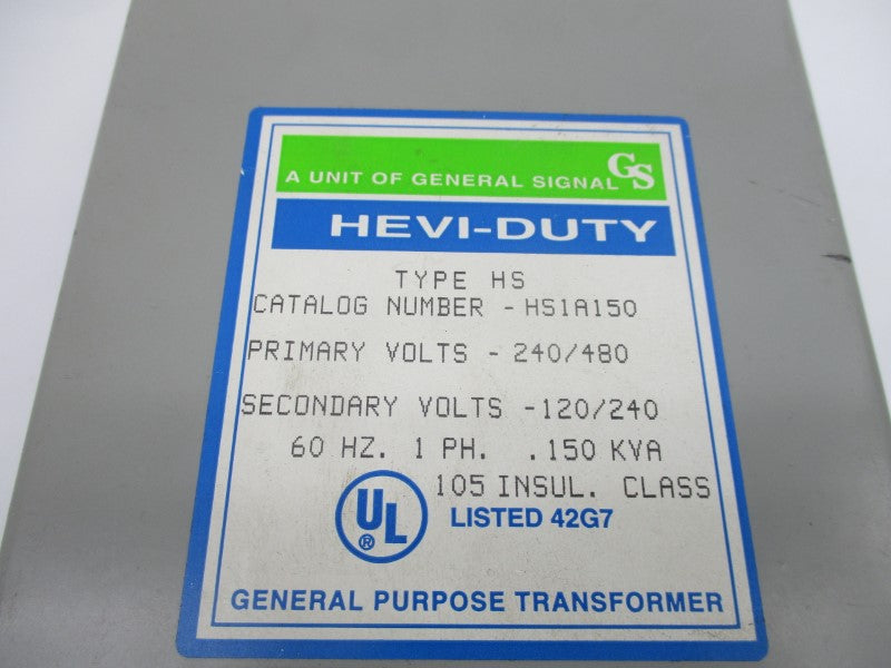 GENERAL SIGNAL HS1A150 240/480V (AS PICTURED) NSNP