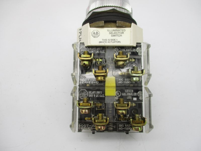 ALLEN BRADLEY 800T-16HX2KB6AA SER. T 120V (BK/YL) NSMP