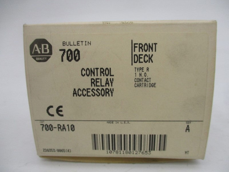 ALLEN BRADLEY 700-RA10 SER. A (WH) NSMP