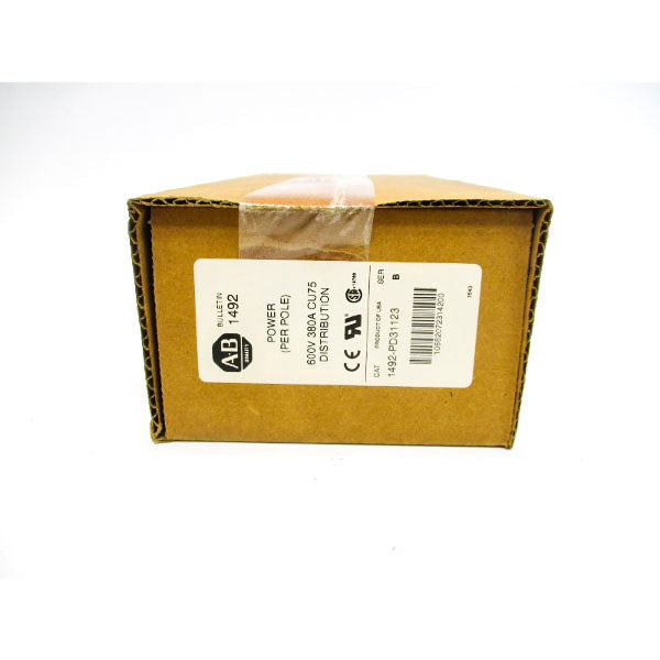 ALLEN BRADLEY 1492-PD31123 SER. B 600V 380A (BR/WH) NSFS