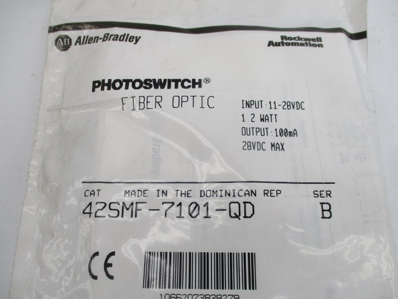 ALLEN BRADLEY 42SMF-7101-QD SER. B 11-28VDC NSMP