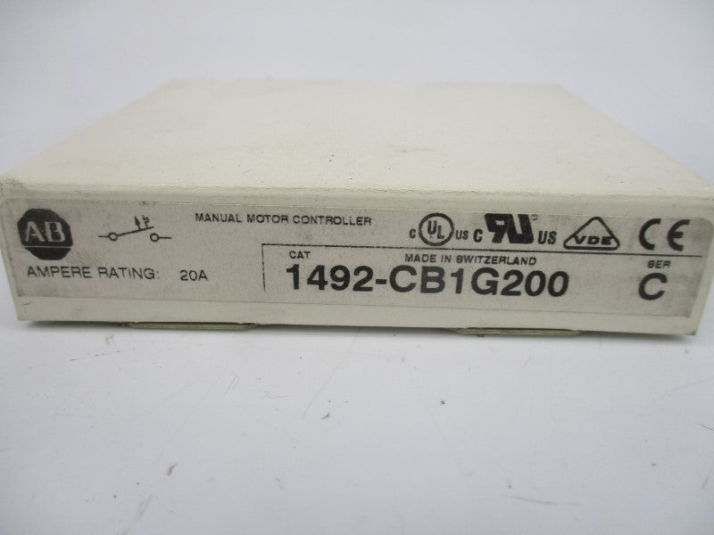 ALLEN BRADLEY 1492-CB1G200 SER. C 277VAC 20A NSMP