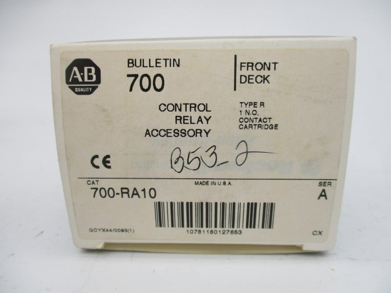 ALLEN BRADLEY 700-RA10 SER. A (GY/BL) NSMP