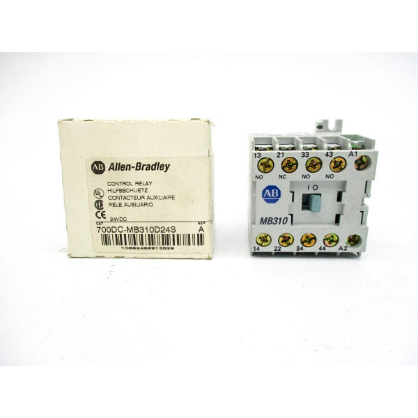 ALLEN BRADLEY 700DC-MB310D24S SER. A 24VDC (WH) NSMP
