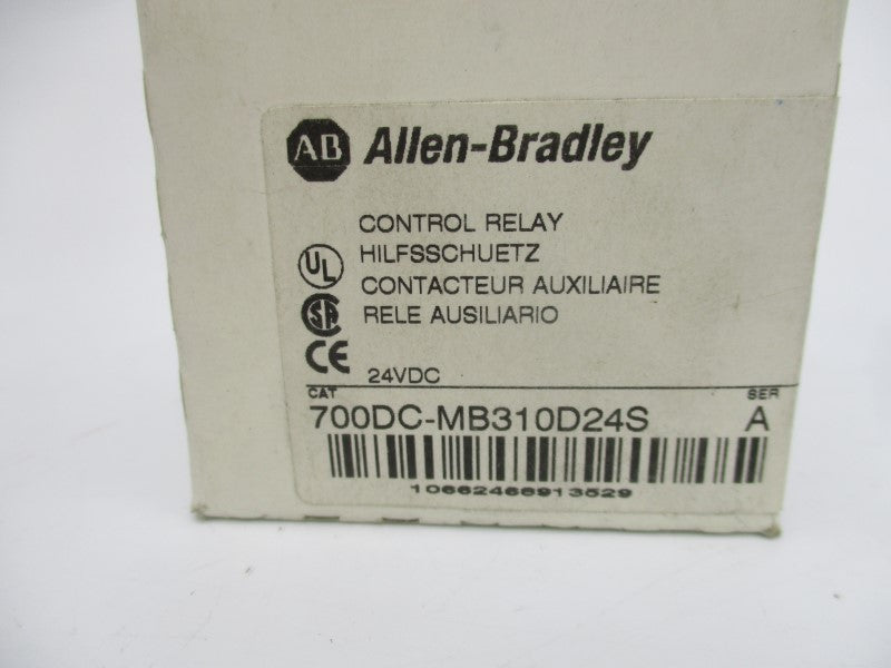 ALLEN BRADLEY 700DC-MB310D24S SER. A 24VDC (WH) NSMP