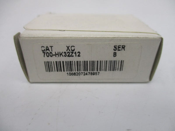 ALLEN BRADLEY 700-HK32Z12 SER. B 12VDC (WH) NSMP