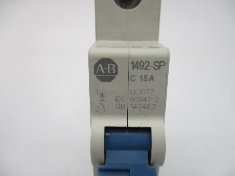 ALLEN BRADLEY 1492-SPM1C150 SER. D 277VAC 15A (PKG OF 2) NSMP