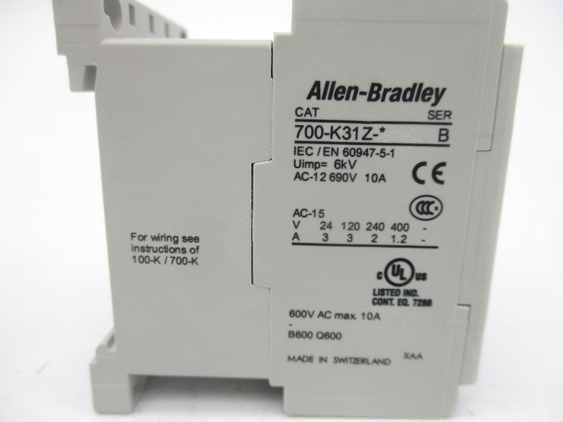 INDUSTRIAL SPARE PART 700-K31Z-ZJ SER. B 24VDC (WH) NSMP