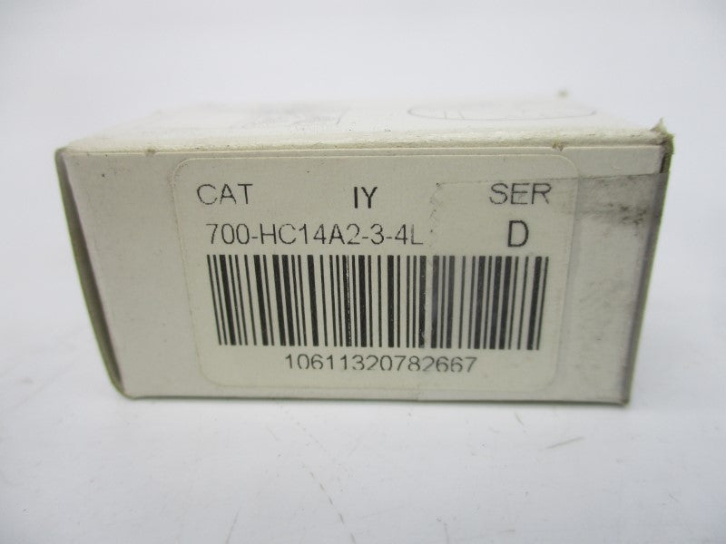 ALLEN BRADLEY 700-HC14A2-3-4L SER. D 240VAC 7A (WH) NSMP