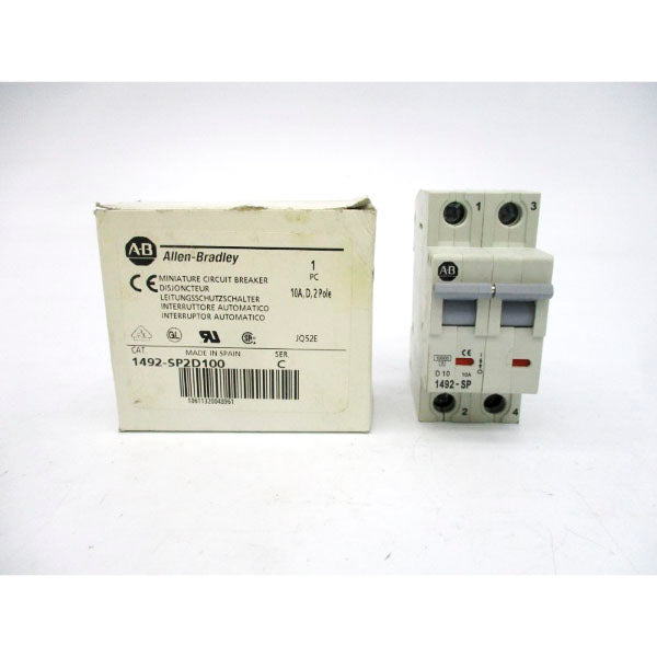 ALLEN BRADLEY 1492-SP2D100 SER. C 480VAC 10A (WH) NSMP