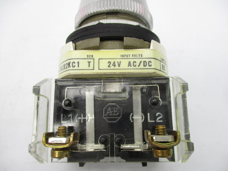 ALLEN BRADLEY 800T-24JX2KC1 SER. T 24VAC/DC (GY/BL) NSMP
