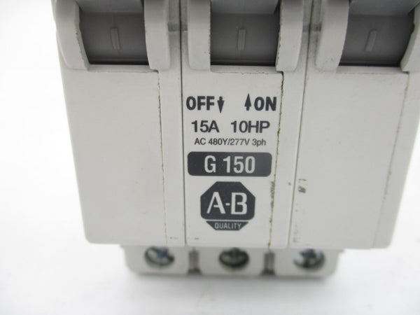 ALLEN BRADLEY 1492-CB3G150 SER. C 480VAC 15A NSNP