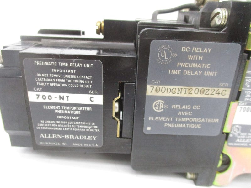 ALLEN BRADLEY 700DC-N200Z24 SER. C 24VDC NSNP