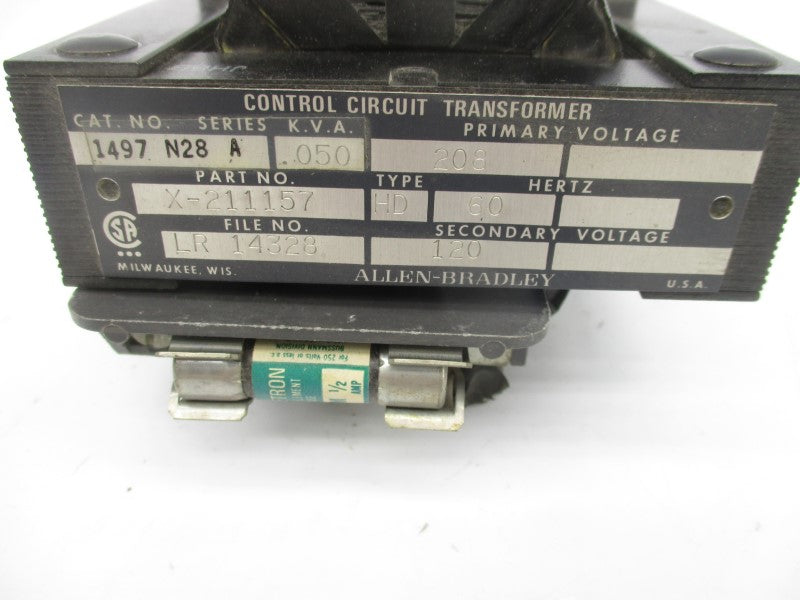 ALLEN BRADLEY 1497-N28 SER. A 208V NSNP