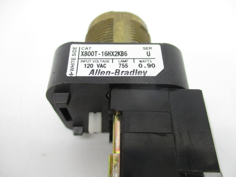 ALLEN BRADLEY X800T-16HX2KB6 SER. U 120VAC NSNP