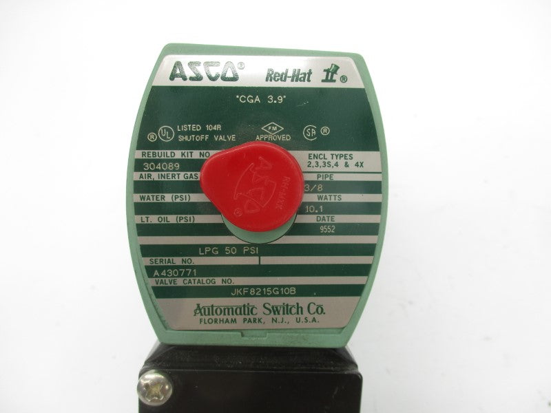 ASCO JKF8215G10B 110/120V 50PSI 3/8" NSNP