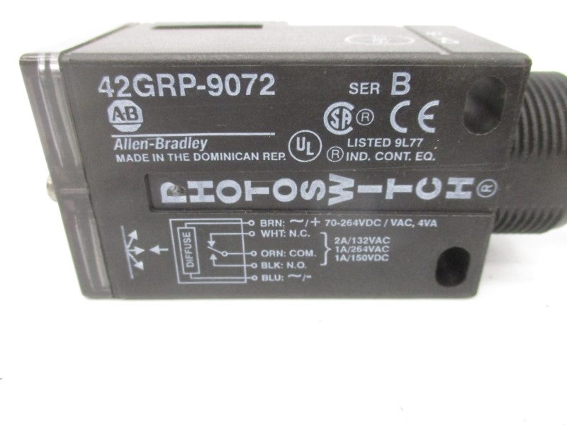 ALLEN BRADLEY 42GRP-9072 SER. B 70-264VDC/AC 1A NSNP